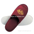 wine red open toe hotel guest disposable slipper